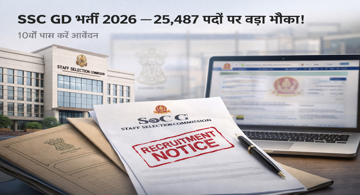 SSC GD Constable Recruitment 2026 Latest Hindi News